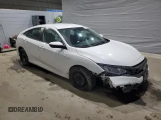 2019 Honda Civic LX with VIN 2HGFC2F61KH560862, listed as a Copart auction lot 50396895 with 55,653 mi miles and Salvage Title. Bid and sale history available at DreamBid. Image 4.