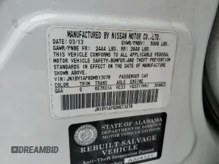 2013 Infiniti M37 with VIN JN1BY1AP8DM513078, listed as a Copart auction lot 89155455 with 171,891 mi miles and Salvage Title. Bid and sale history available at carsss.com. Image 14.
