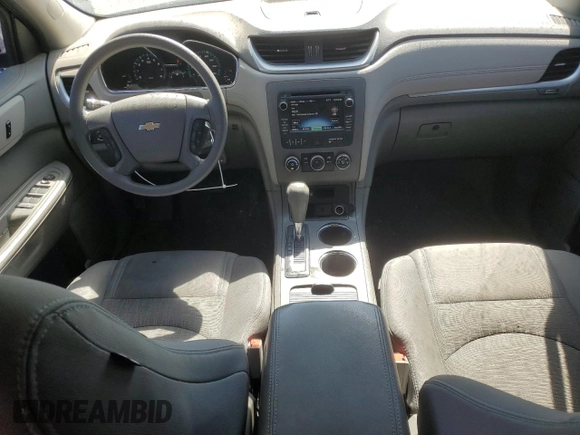 2017 Chevrolet Traverse LS with VIN 1GNKRFKD7HJ149777, listed as a Copart auction lot 56636575 with 122,963 mi miles and Salvage title. Bid and sale history available at DreamBid. Image 8.