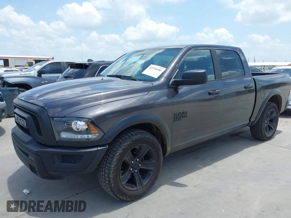2024 Ram 1500 Warlock with VIN 1C6RR6LG6RS142337, listed as a IAAI auction lot 42734480 with 36,410 mi miles and . Bid and sale history available at DreamBid. Image 22.