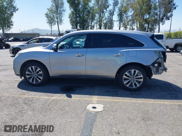 2016 Acura MDX w/Tech with VIN 5FRYD4H42GB030732, listed as a IAAI auction lot 41993867 with 152,279 mi miles. Bid and sale history available at carsss.com. Image 15.