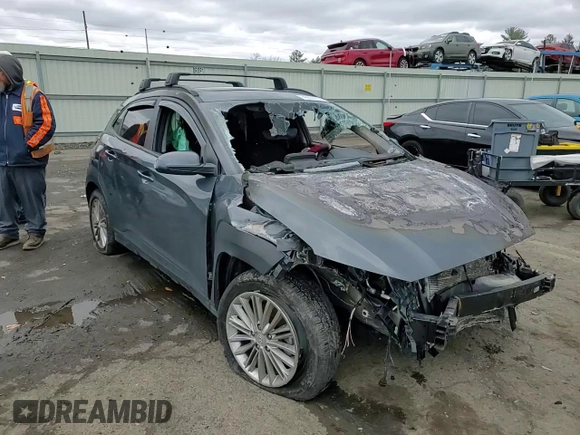 2021 Hyundai Kona SEL Plus with VIN KM8K6CAA0MU700806, listed as a Copart auction lot 49539155 with 0 mi miles and Salvage Title. Bid and sale history available at carsss.com. Image 10.