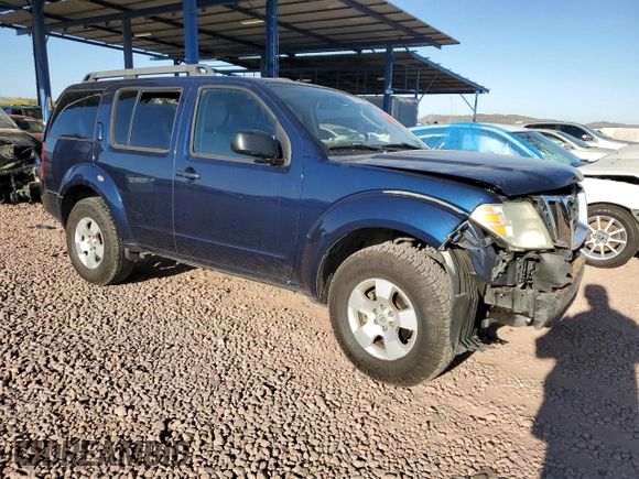 2010 Nissan Pathfinder LE with VIN 5N1AR1NB6AC629963, listed as a Copart auction lot 55097205 with 137,061 mi miles and Salvage title. Bid and sale history available at DreamBid. Image 4.