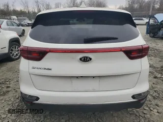 2020 Kia Sportage LX with VIN KNDPM3AC0L7824136, listed as a Copart auction lot 46140475 with 29,750 mi miles and Salvage Title. Bid and sale history available at carsss.com. Image 6.