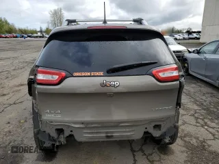 2017 Jeep Cherokee Limited with VIN 1C4PJMDSXHW633757, listed as a Copart auction lot 52146435 with 104,066 mi miles and Salvage Title. Bid and sale history available at DreamBid. Image 6.
