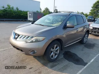 2009 Nissan Murano S z VIN JN8AZ18W19W207813, wystawiony jako IAAI lot #42406776 z przebiegiem 283 832 mil mil oraz . Historia ofert i sprzedaży dostępna na DreamBid. Obrazek 2.