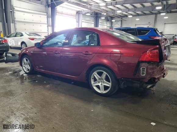 2005 Acura TL with VIN 19UUA66255A080537, listed as a Copart auction lot 52018525 with 162,820 mi miles and Salvage Title. Bid and sale history available at carsss.com. Image 2.