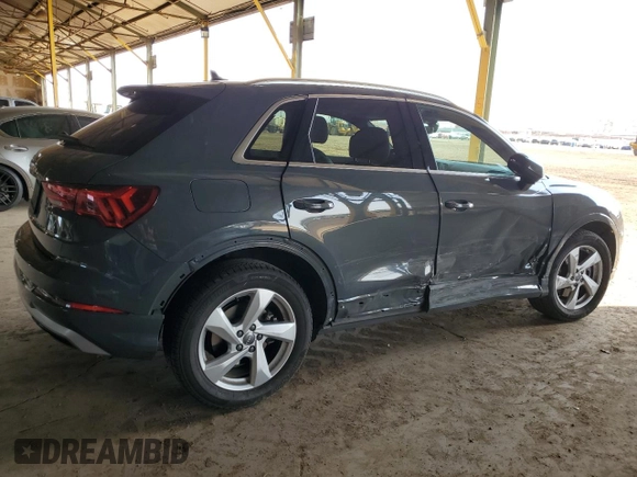 2020 Audi Q3 Premium with VIN WA1AECF34L1034797, listed as a Copart auction lot 51096385 with 74,192 mi miles and Salvage title. Bid and sale history available at DreamBid. Image 3.