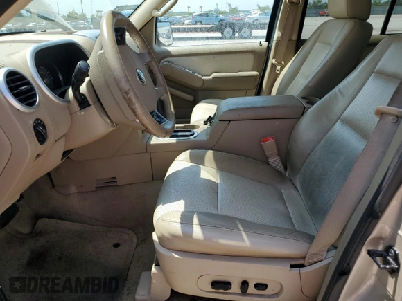 2007 Mercury Mountaineer Premier with VIN 4M2EU48E27UJ11227, listed as a Copart auction lot 65079844 with 0 mi miles and Salvage Title. Bid and sale history available at carsss.com. Image 7.