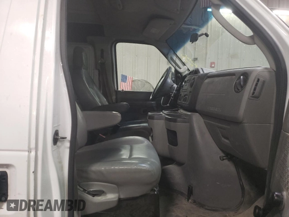 2011 Ford Econoline Cargo Commercial with VIN 1FTNE1EW8BDA85756, listed as a Copart auction lot 46987415 with 191,612 mi miles and Salvage Title. Bid and sale history available at DreamBid. Image 10.