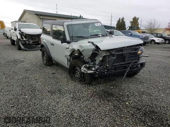 2022 Ford Bronco with VIN 1FMDE5AH3NLB08313, listed as a Copart auction lot 81641324 with 25,636 mi miles and Salvage title. Bid and sale history available at DreamBid. Image 12.