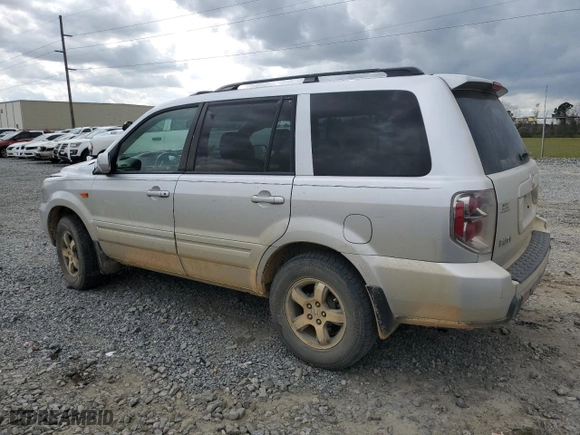 2007 Honda Pilot EX-L with VIN 5FNYF28567B006152, listed as a Copart auction lot 48828695 with 144,924 mi miles and Salvage Title. Bid and sale history available at carsss.com. Image 2.