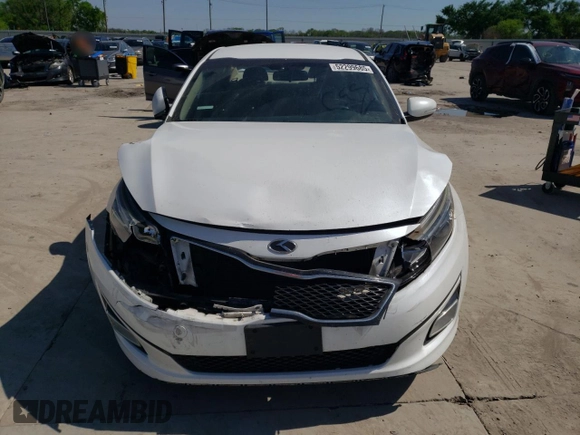 2015 Kia Optima LX with VIN KNAGM4A75F5558943, listed as a Copart auction lot 52299685 with 132,724 mi miles and Salvage Title. Bid and sale history available at carsss.com. Image 5.