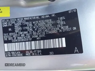 2011 Toyota Sienna XLE AAS with VIN 5TDYK3DC0BS056197, listed as a IAAI auction lot 41771073 with 195,022 mi miles and . Bid and sale history available at DreamBid. Image 9.