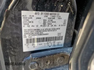 2008 Ford F-350 XL with VIN 1FTWW31R48EE60591, listed as a Copart auction lot 61618795 with 183,968 mi miles and Salvage title. Bid and sale history available at DreamBid. Image 12.