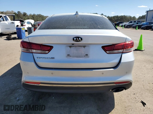 2016 Kia Optima LX with VIN 5XXGT4L35GG083887, listed as a Copart auction lot 49731425 with 143,609 mi miles and Salvage Title. Bid and sale history available at carsss.com. Image 6.