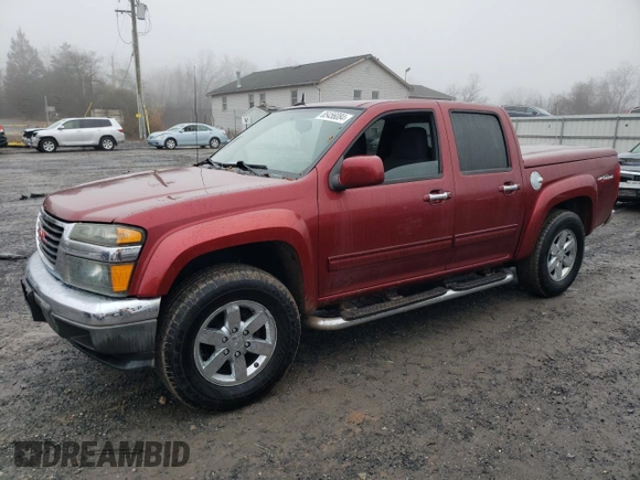 2010 GMC Canyon SLE1 with VIN 1GTJTCDE6A8108290, listed as a Copart auction lot 85456084 with 116,622 mi miles and Clean Title. Bid and sale history available at carsss.com. Image 1.