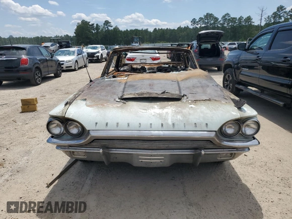 1964 Ford Thunderbird with VIN 4Y85Z179385, listed as a Copart auction lot 68340744 with Not Provided miles and Salvage Title. Bid and sale history available at DreamBid. Image 5.
