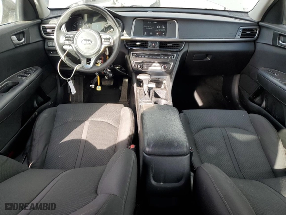 2018 Kia Optima LX with VIN 5XXGT4L32JG260953, listed as a Copart auction lot 46944115 with 75,729 mi miles and Salvage Title. Bid and sale history available at carsss.com. Image 8.
