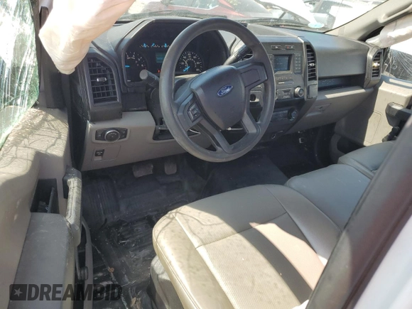 2018 Ford F-150 XL with VIN 1FTMF1C5XJFD87474, listed as a Copart auction lot 66632514 with 91,921 mi miles and Salvage title. Bid and sale history available at DreamBid. Image 8.
