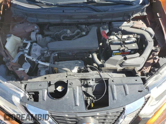 2017 Nissan Rogue SV z VIN 5N1AT2MN9HC761869, wystawiony jako Copart lot #57782335 z przebiegiem 76 896 mil mil oraz Szkoda całkowita • Salvage title. Historia ofert i sprzedaży dostępna na DreamBid. Obrazek 11.