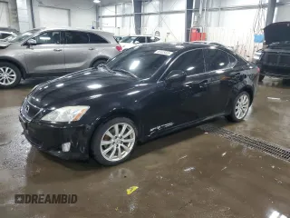 2008 Lexus IS 250 with VIN JTHCK262885026502, listed as a Copart auction lot 50423325 with 129,754 mi miles and Salvage Title. Bid and sale history available at carsss.com. Image 1.