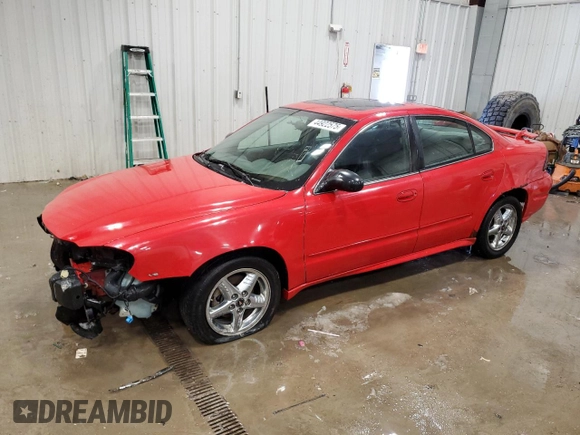 2004 Pontiac Grand Am SE1 with VIN 1G2NF52E44M619598, listed as a Copart auction lot 44922575 with 84,450 mi miles and Non Repairable. Bid and sale history available at carsss.com. Image 1.