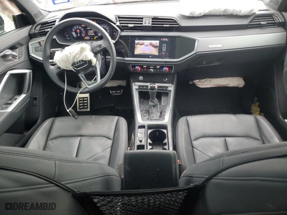 2020 Audi Q3 Premium Plus with VIN WA1BECF38L1037612, listed as a Copart auction lot 83426064 with 50,922 mi miles and Salvage Title. Bid and sale history available at carsss.com. Image 8.