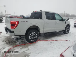 2023 Ford F-150 XL with VIN 1FTFW1E85PKD04873, listed as a Copart auction lot 44853635 with 33,438 mi miles and Non Repairable. Bid and sale history available at carsss.com. Image 3.