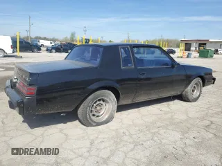1987 Buick Regal with VIN 1G4GJ1174HP455333, listed as a Copart auction lot 53554725 with 55,423 mi miles and Clean Title. Bid and sale history available at DreamBid. Image 3.