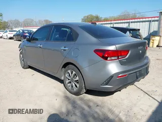 2022 Kia Rio S with VIN 3KPA24AD4NE458761, listed as a IAAI auction lot 41688272 with 25,532 mi miles. Bid and sale history available at carsss.com. Image 3.