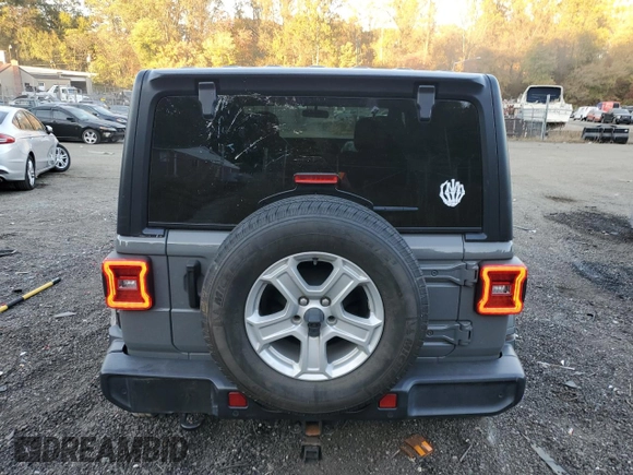2021 Jeep Wrangler Unlimited Sport Altitude with VIN 1C4HJXDN8MW740980, listed as a Copart auction lot 77429934 with 71,961 mi miles and Salvage title. Bid and sale history available at DreamBid. Image 6.