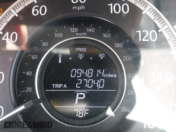 2015 Honda Accord LX with VIN 1HGCR2F36FA265770, listed as a IAAI auction lot 42106135 with 94,814 mi miles. Bid and sale history available at carsss.com. Image 15.