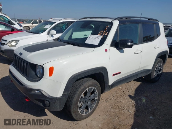 2023 Jeep Renegade Trailhawk with VIN ZACNJDC10PPP71428, listed as a IAAI auction lot 41774118 with 29,413 mi miles and . Bid and sale history available at DreamBid. Image 2.