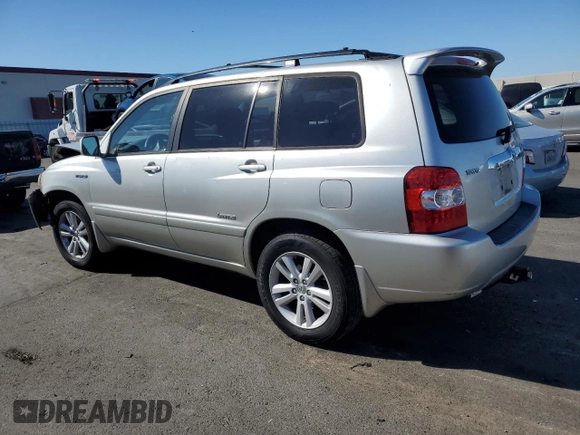 2007 Toyota Highlander Hybrid w/3rd Row with VIN JTEDW21A470021877, listed as a Copart auction lot 70078704 with 214,869 mi miles and Clean Title. Bid and sale history available at carsss.com. Image 2.