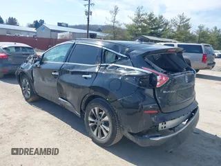 2018 Nissan Murano SV with VIN 5N1AZ2MG4JN116458, listed as a IAAI auction lot 41780269 with 157,587 mi miles and . Bid and sale history available at carsss.com. Image 3.