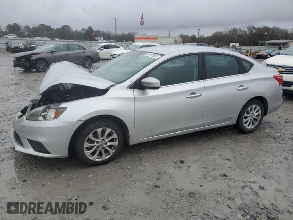 2019 Nissan Sentra SV with VIN 3N1AB7APXKL611164, listed as a Copart auction lot 42495555 with 122,062 mi miles and Salvage Title. Bid and sale history available at DreamBid. Image 1.