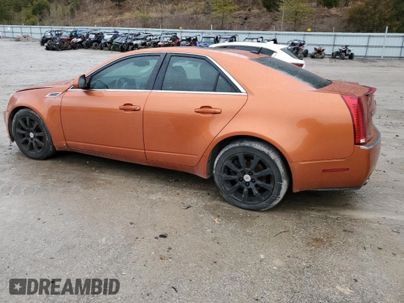 2008 Cadillac CTS AWD w/1SB with VIN 1G6DT57VX80189553, listed as a Copart auction lot 44750265 with 0 mi miles and Salvage Title. Bid and sale history available at carsss.com. Image 2.