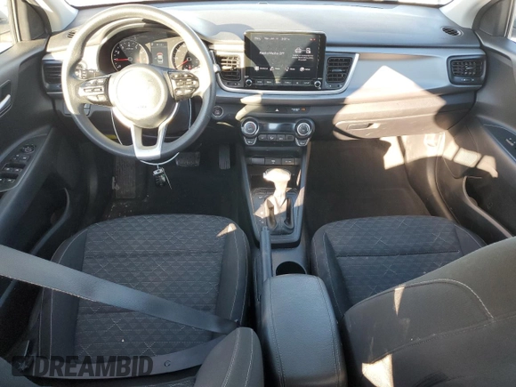 2022 Kia Rio LX with VIN 3KPA24AD2NE488549, listed as a Copart auction lot 88249595 with 36,740 mi miles and Salvage Title. Bid and sale history available at carsss.com. Image 8.