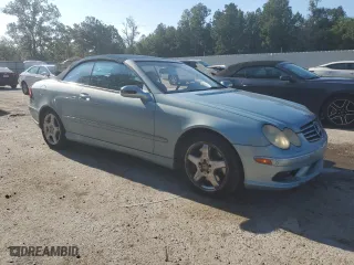 2004 Mercedes-Benz CLK-Class Cabriolet 5.0L with VIN WDBTK75G54T013397, listed as a Copart auction lot 69033014 with 157,888 mi miles and Salvage Title. Bid and sale history available at carsss.com. Image 4.