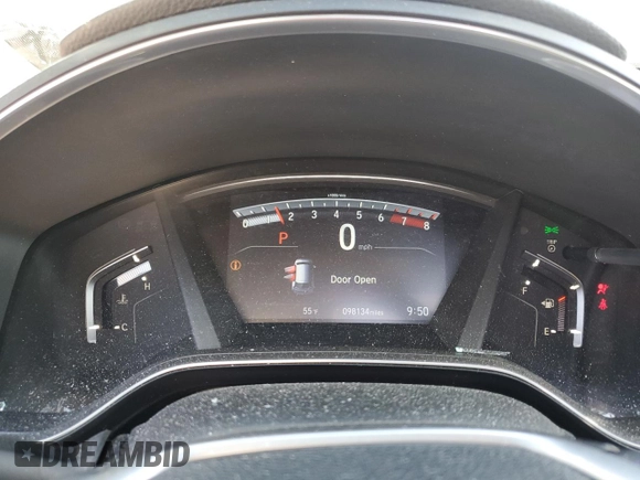 2019 Honda CR-V Touring with VIN JHLRW2H95KX022822, listed as a Copart auction lot 53822095 with 98,134 mi miles and Salvage Title. Bid and sale history available at DreamBid. Image 9.