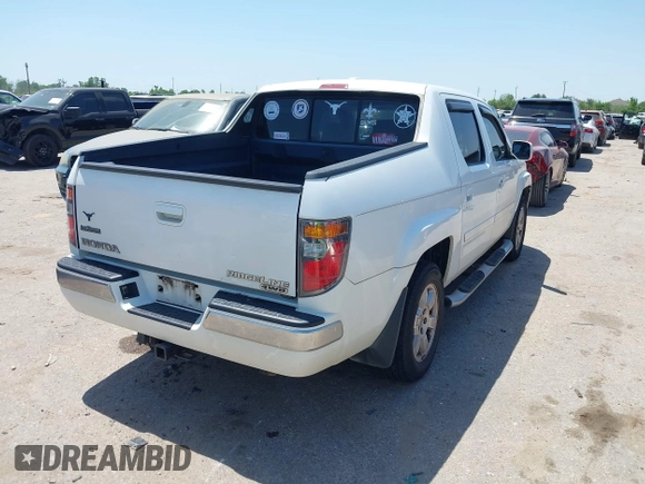 2008 Honda Ridgeline RTL z VIN 2HJYK16568H529221, wystawiony jako IAAI lot #42027640 z przebiegiem 143 536 mil mil oraz . Historia ofert i sprzedaży dostępna na DreamBid. Obrazek 4.