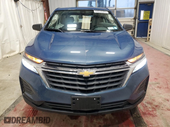 2024 Chevrolet Equinox LS with VIN 3GNAXHEGXRL316615, listed as a Copart auction lot 47014345 with 4,220 mi miles and Salvage Title. Bid and sale history available at DreamBid. Image 5.