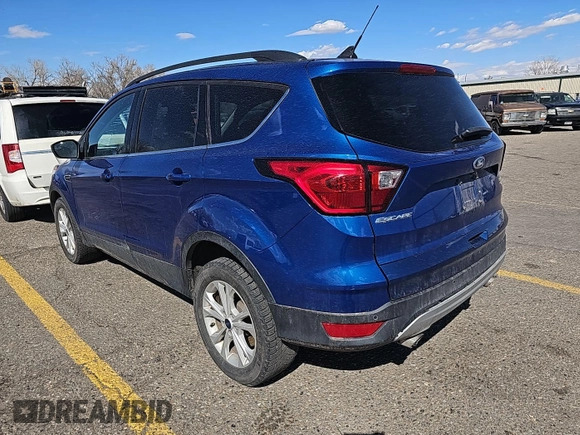 2019 Ford Escape SEL with VIN 1FMCU9HD5KUB82489, listed as a IAAI auction lot 42188242 with 109,145 mi miles. Bid and sale history available at carsss.com. Image 1.