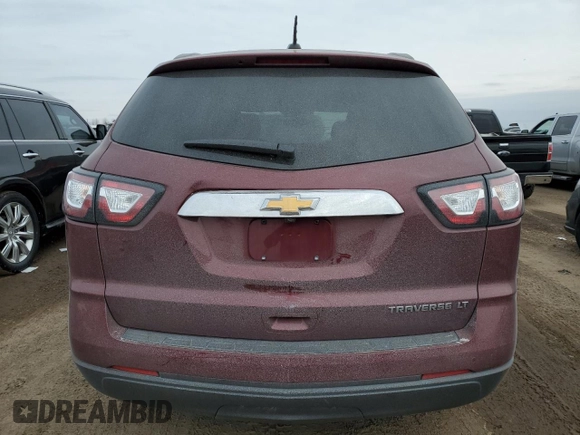 2016 Chevrolet Traverse LT with VIN 1GNKRGKD4GJ160353, listed as a Copart auction lot 44912345 with 98,264 mi miles and Salvage Title. Bid and sale history available at carsss.com. Image 6.