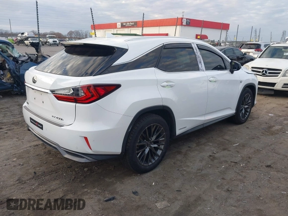 2017 Lexus RX with VIN 2T2BGMCA1HC015345, listed as a IAAI auction lot 41128730 with 93,337 mi miles. Bid and sale history available at carsss.com. Image 4.