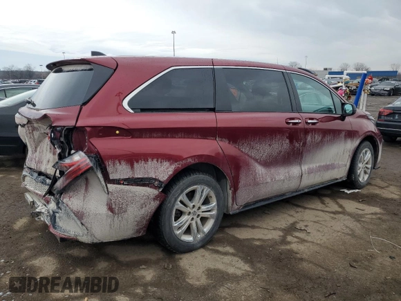 2022 Toyota Sienna XSE z VIN 5TDXSKFC6NS045485, wystawiony jako Copart lot #86983854 z przebiegiem 59 393 mil mil oraz Nie do naprawy • Non repairable. Historia ofert i sprzedaży dostępna na DreamBid. Obrazek 3.