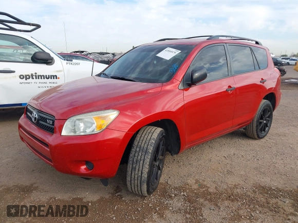 2008 Toyota RAV4 with VIN JTMZK33VX86015219, listed as a IAAI auction lot 41895579 with 136,104 mi miles. Bid and sale history available at carsss.com. Image 2.