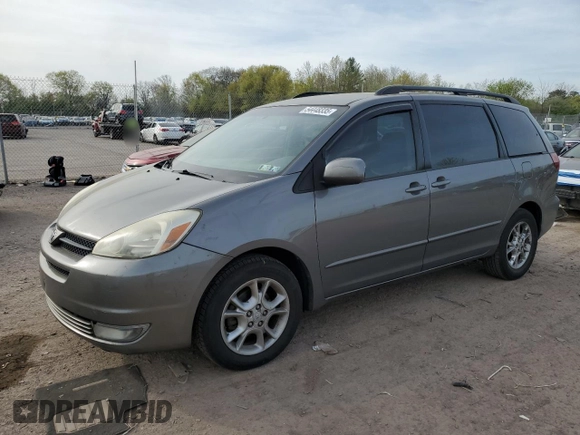 2005 Toyota Sienna XLE with VIN 5TDBA22C65S035980, listed as a Copart auction lot 54448335 with 292,194 mi miles and Salvage Title. Bid and sale history available at DreamBid. Image 1.