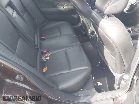 2019 Infiniti Q50 3.0t LUXE with VIN JN1EV7AP9KM512446, listed as a IAAI auction lot 41311730 with 105,000 mi miles. Bid and sale history available at carsss.com. Image 8.
